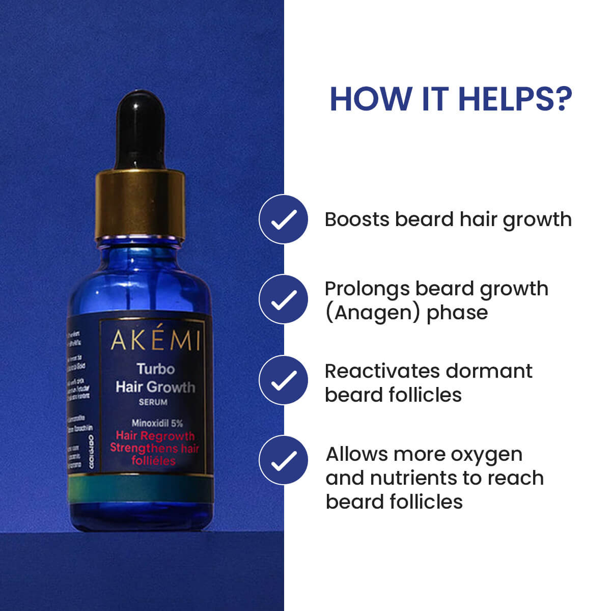 Turbo Hair Growth Serum (Minoxidil 5%) - For Beard