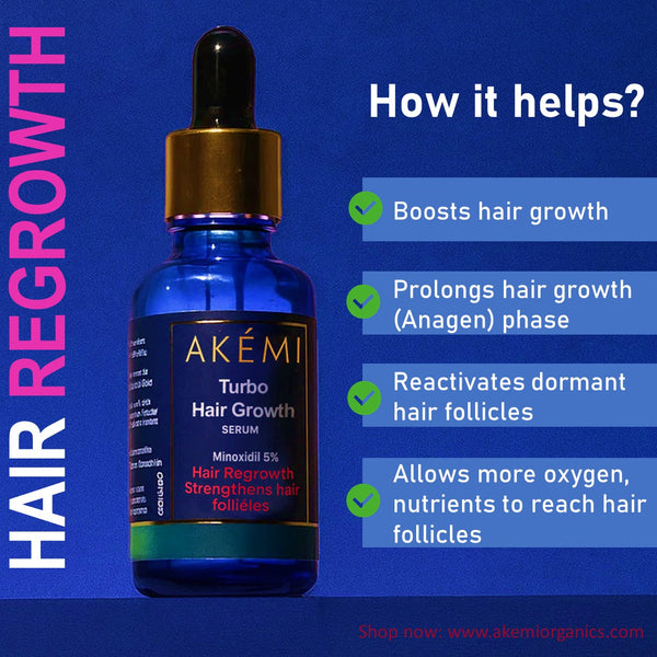 Turbo Hair Growth Serum (Minoxidil 5%)